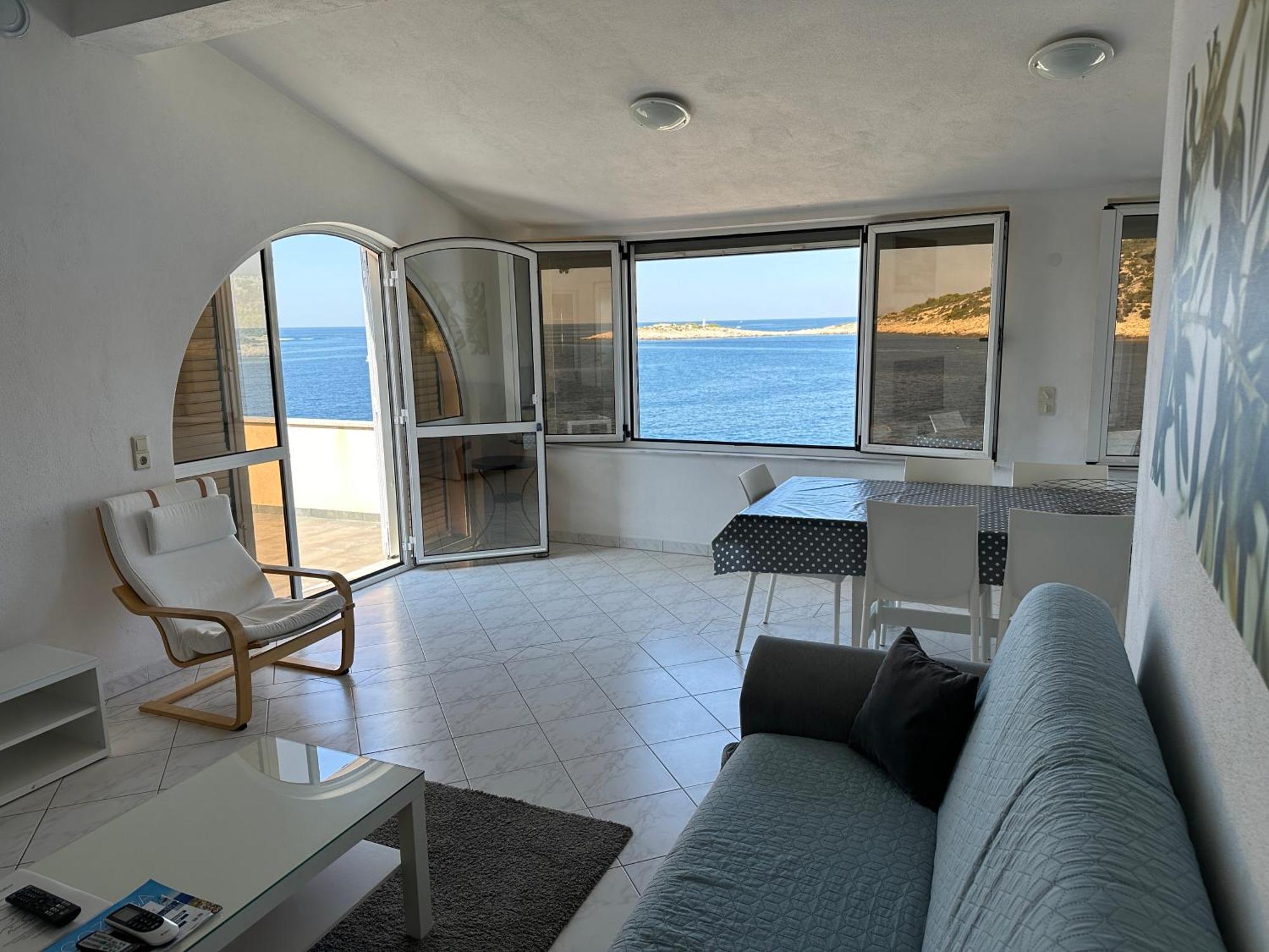 Direkt Am Meer-Apartments Puntaplanka Rogoznica  Eksteriør bilde